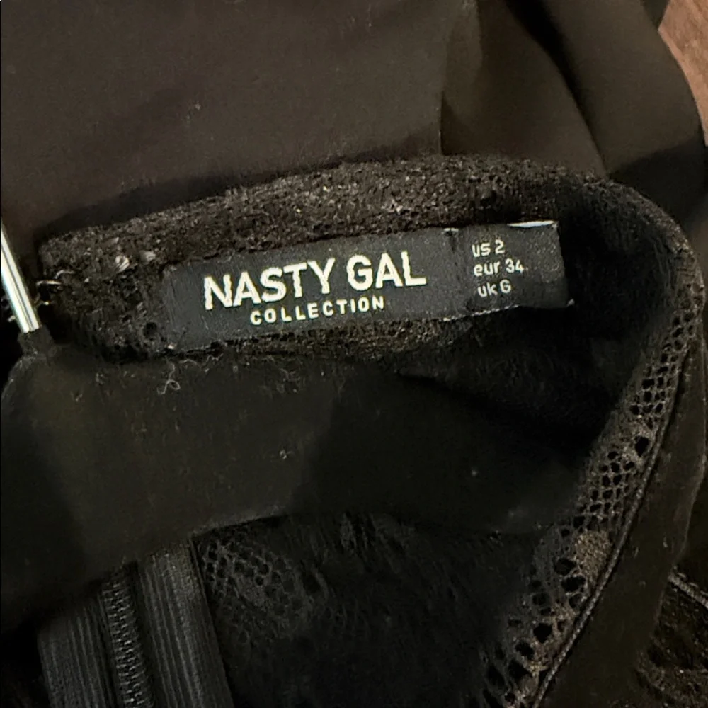 Nasty Gal Black Lace Jumpsuit - Picture 3 of 4